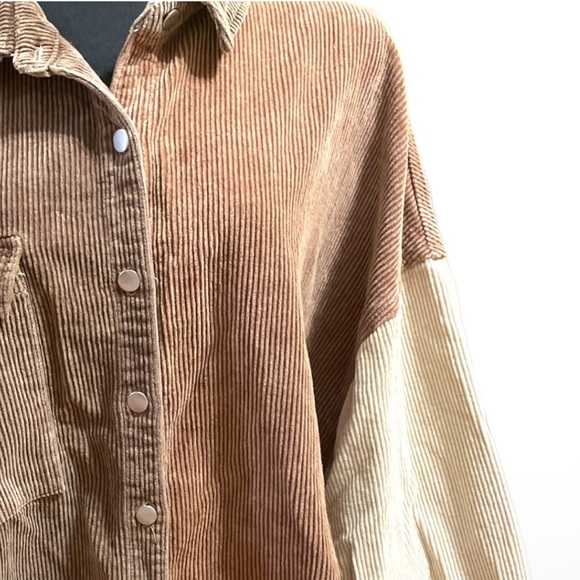 POL Corduroy Shacket - Size Large - Picture 2 of 7